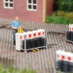 Busch 79897 - H0 - Action-Set: Schrankenzaun-Transport